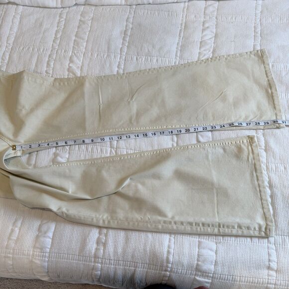 NEW Anthropologie Pilcro Jeans Womens 29 Beige High Rise Trouser Bootcut Denim - Picture 14 of 14